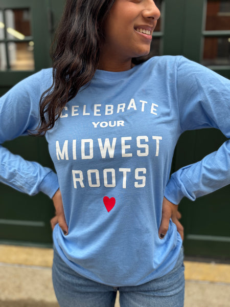 Midwest Roots Long Sleeve in Blue