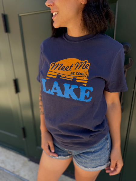 Meet Me at the Lake Tee in Navy