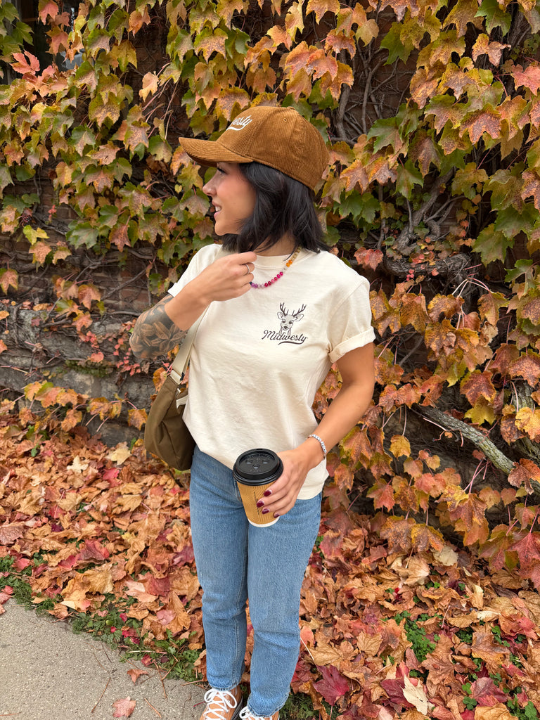 Midwesty® Buck Tee in Ivory