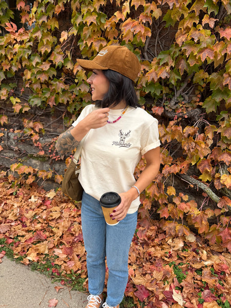 Midwesty® Buck Tee in Ivory