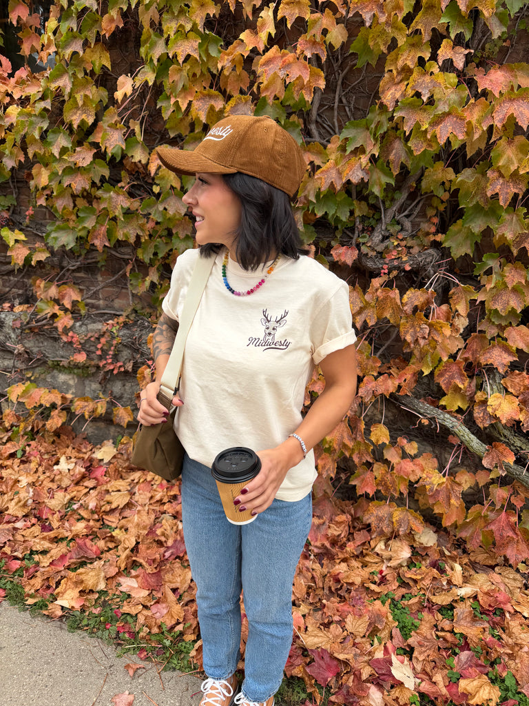 Midwesty® Buck Tee in Ivory