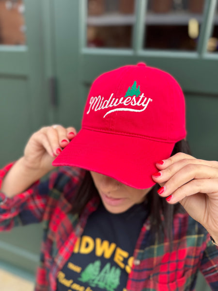 Midwesty® Dad Hat in Red