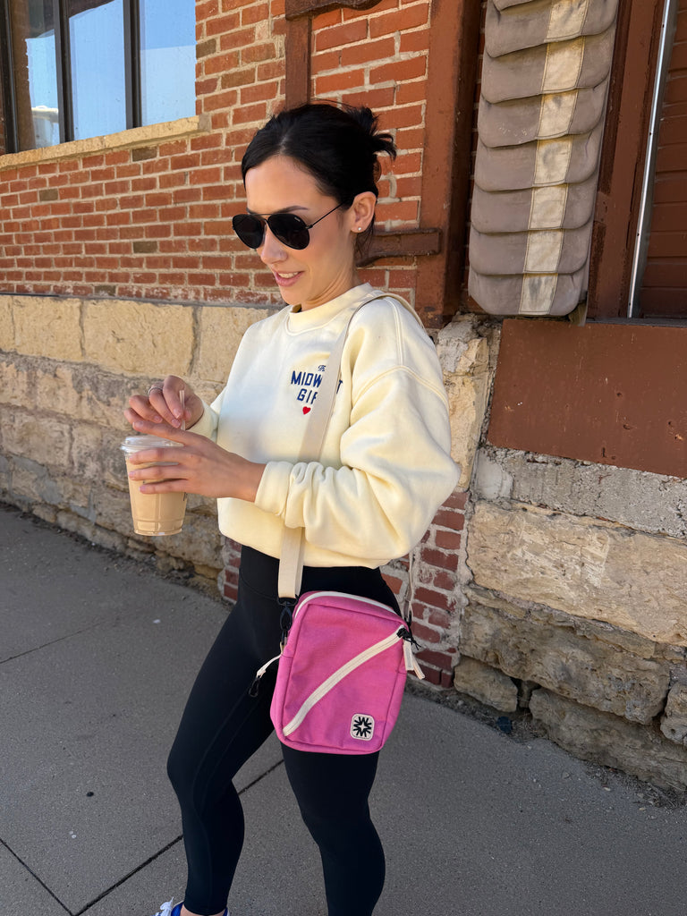 Mini Messenger Bubblegum Pink