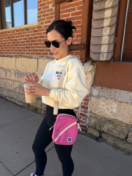 Mini Messenger Bubblegum Pink