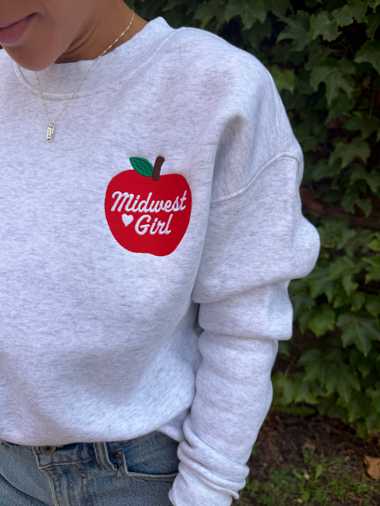 Teacher Crew in White Heather (PRE ORDER)