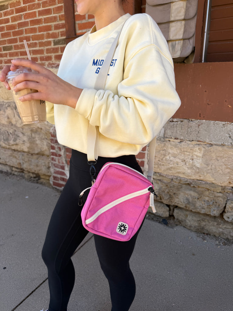 Mini Messenger Bubblegum Pink