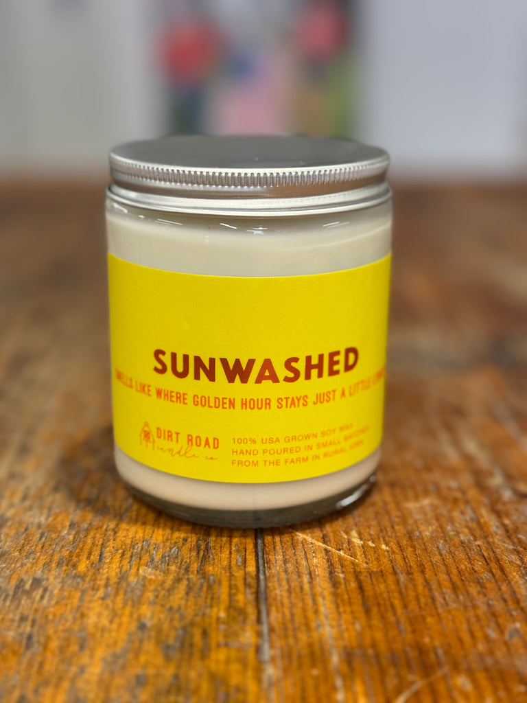 Sunwashed Candle: 8 oz Candle