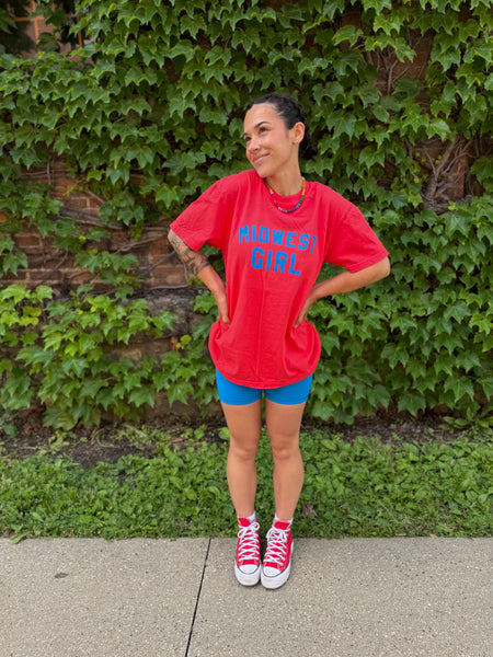 Midwest Girl Tee in Paprika