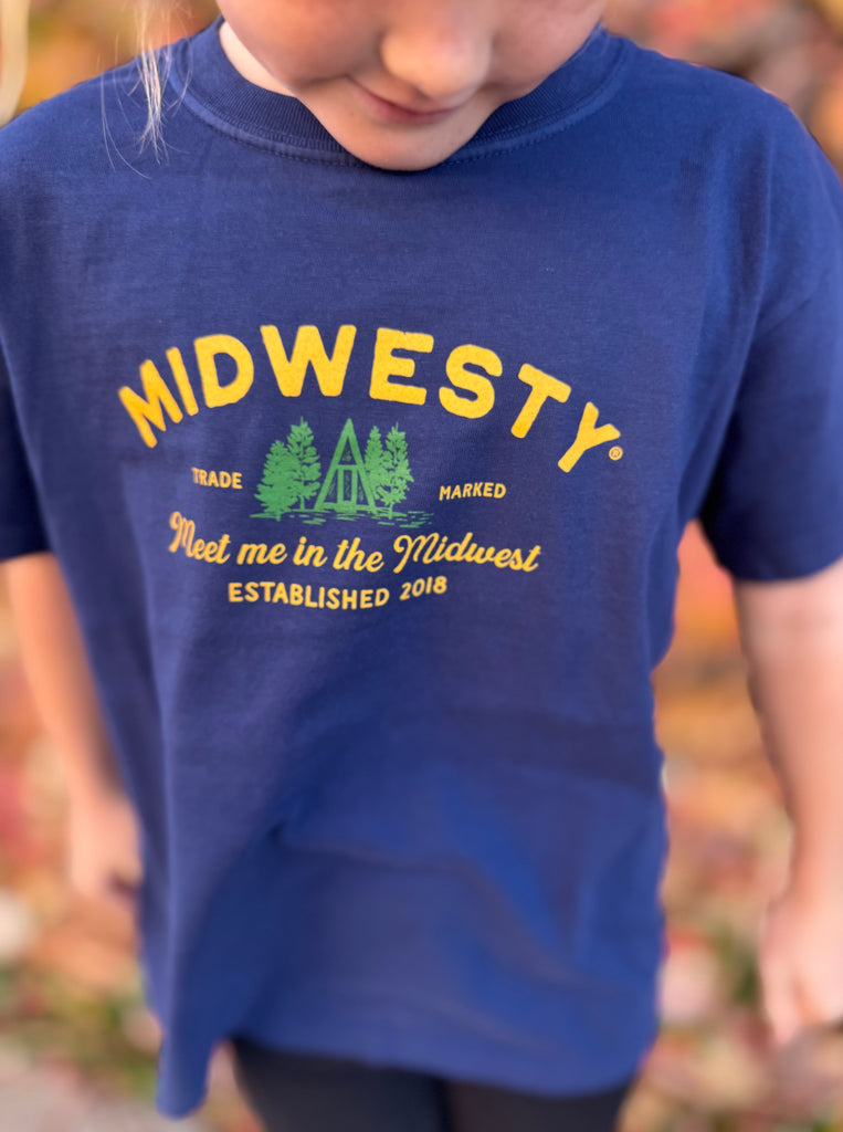 Midwesty® Tee in Navy for Kids
