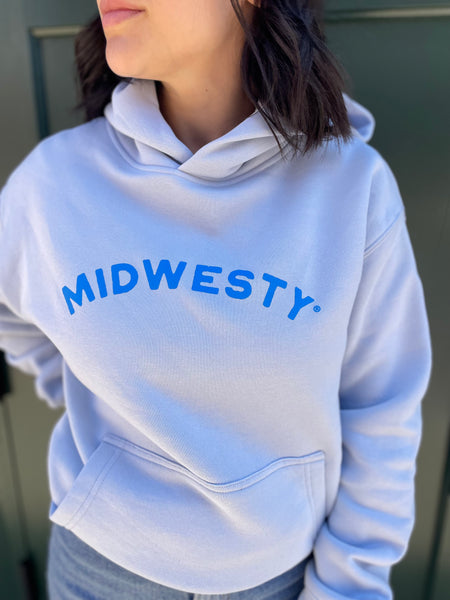 Midwesty® Hoodie in Powder Blue