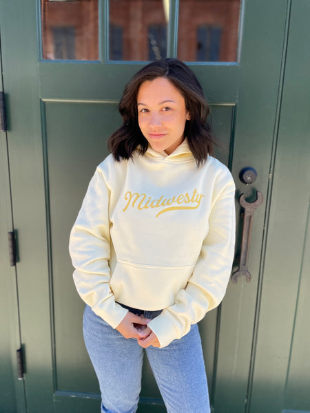 Midwesty® Hoodie in Butter Yellow