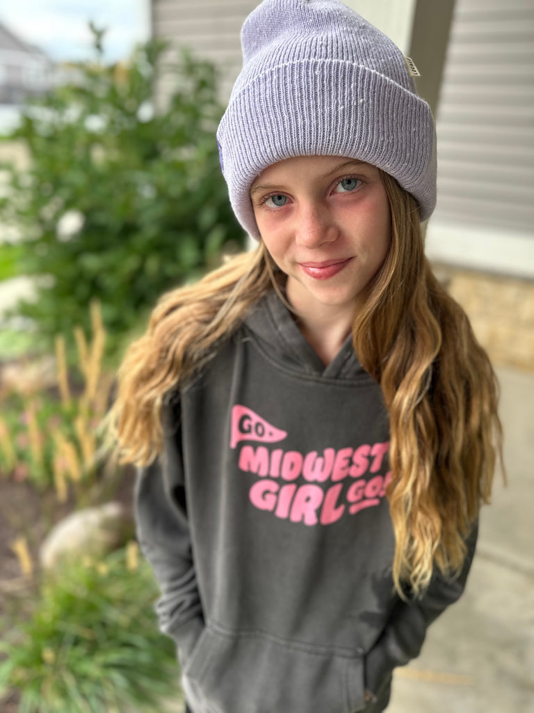 Go Midwest Girl Go Hoodie for Youth