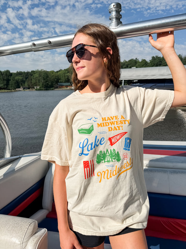 Midwesty® Icon Tee in Ivory