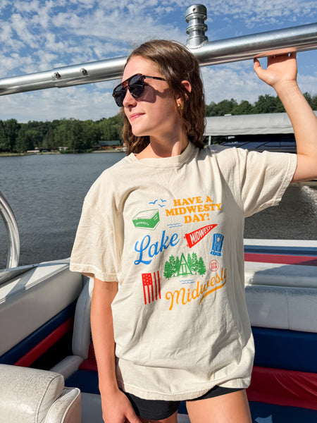 Midwesty® Icon Tee in Ivory