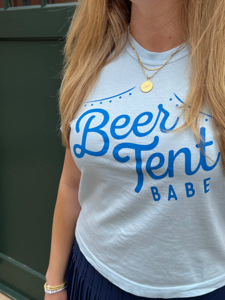 Beer Tent Babe Cropped Tee