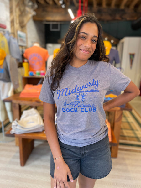 Midwesty® Dock Club Tee in Gray