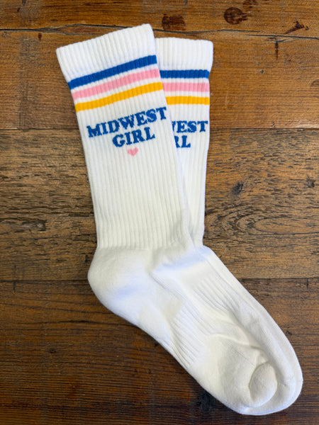 Midwest Girl Stripe Socks