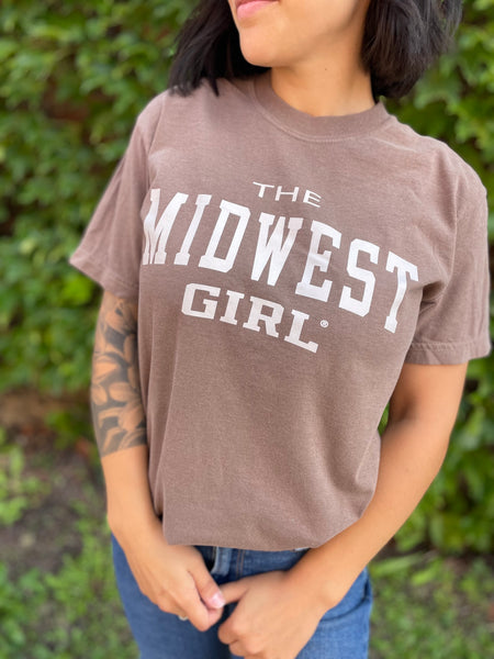 The Midwest Girl Tee in Espresso
