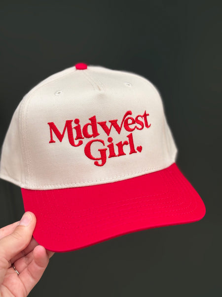 Midwest Girl Hat in Red