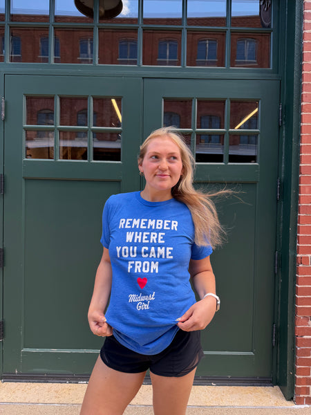 Small Town Tee in Royal