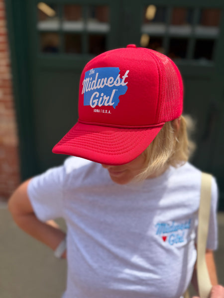 Iowa Midwest Girl Trucker Hat