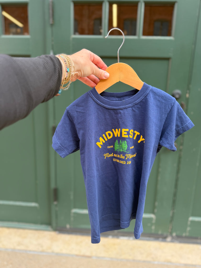 Midwesty® Tee in Navy for Kids