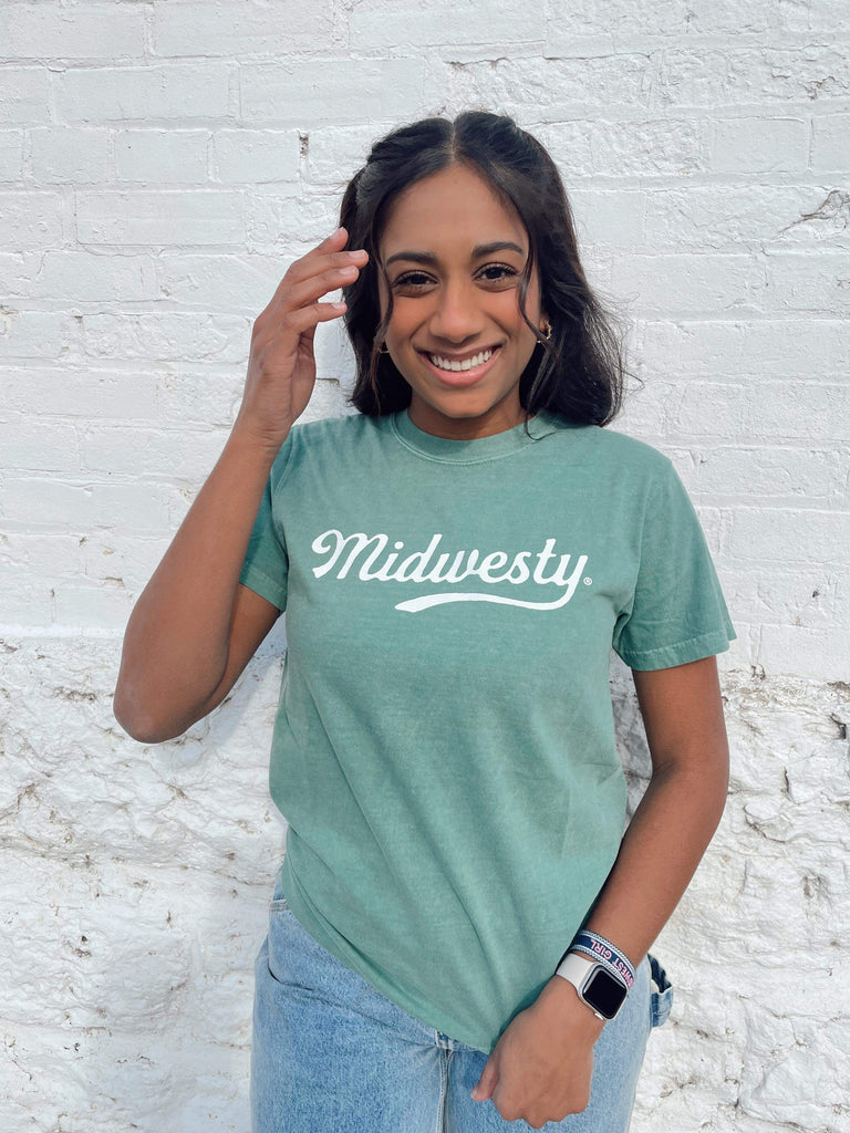 Midwesty Tee in Light Green