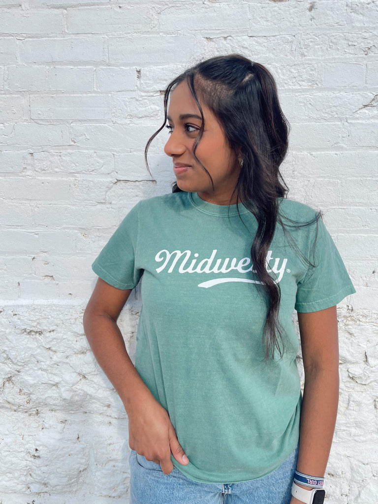Midwesty Tee in Light Green