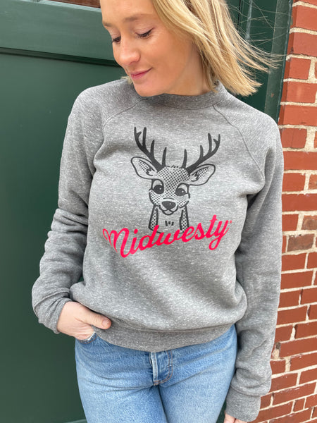 Midwesty® Buck Crew in Gray
