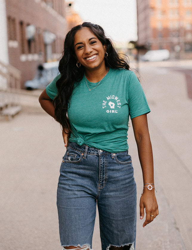 Wisconsin Tee in Green