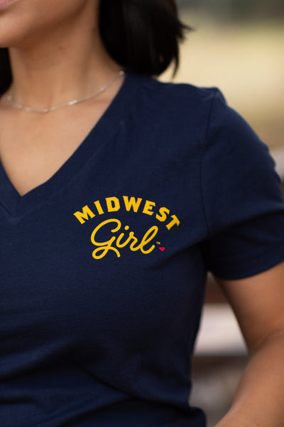 Midwest Girl V-Neck Tee