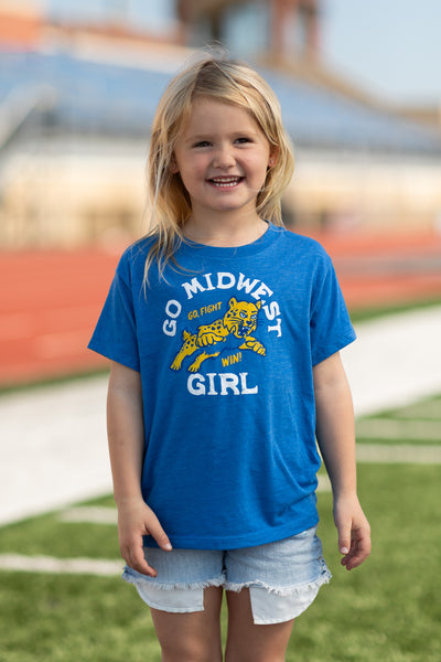 The Midwest Girl Mascot Tee for Kids