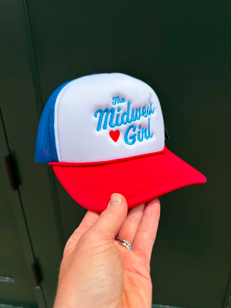 The Midwest Girl Americana Trucker Hat