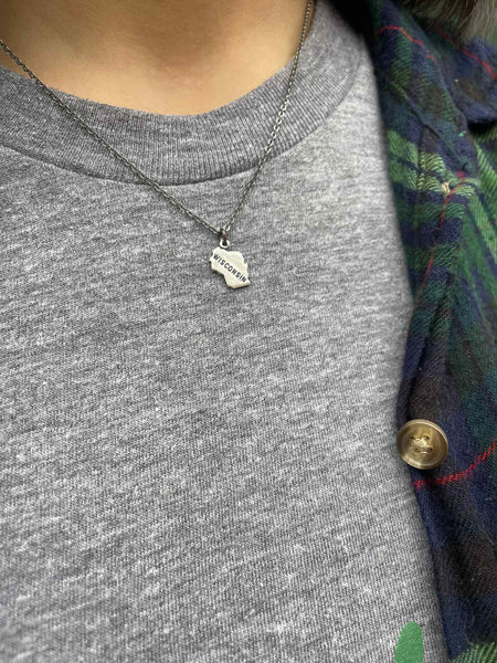 Wisconsin Necklace in Silver