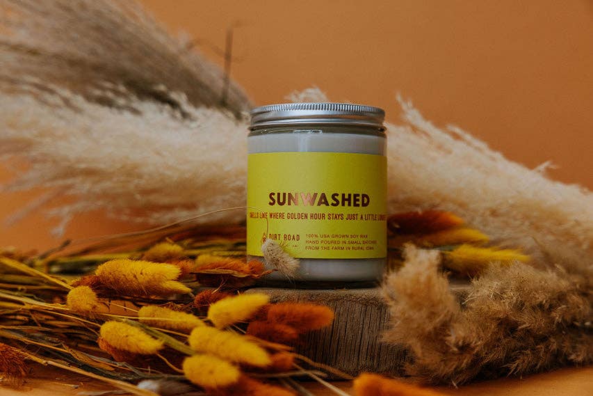 Sunwashed Candle: 8 oz Candle