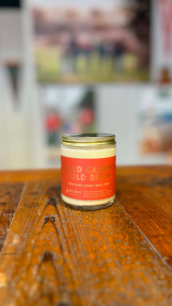 Salted Caramel Cold Brew Candle: 8 oz Candle