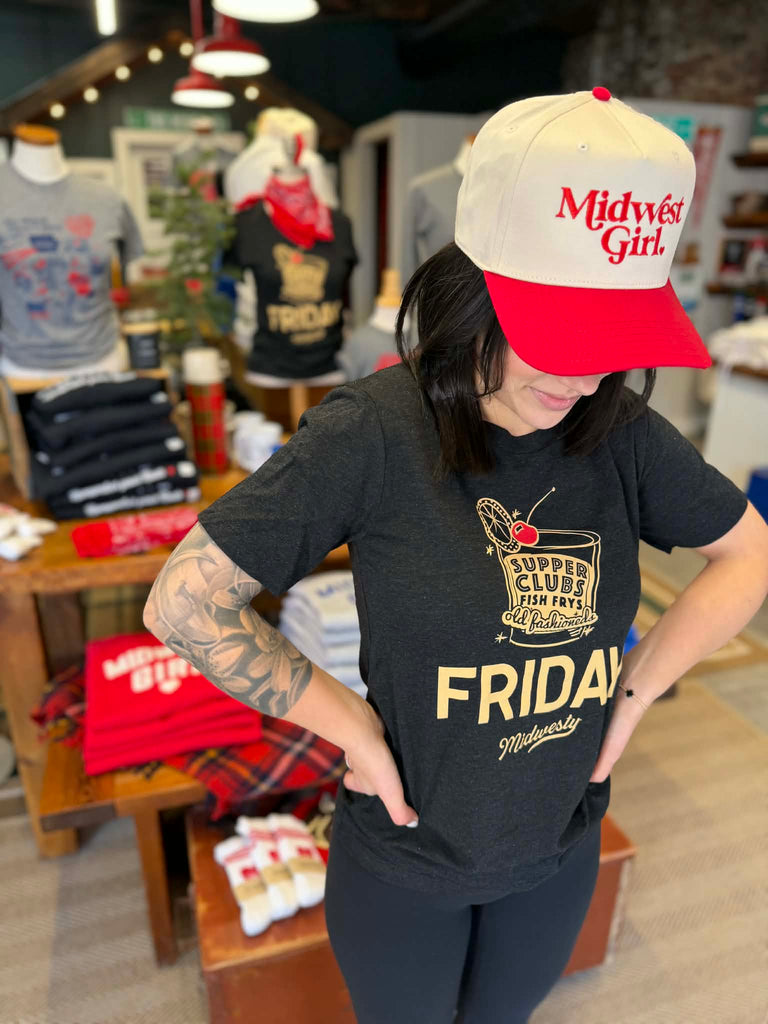 Friday Tee in Charcoal