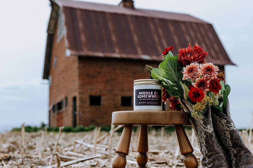 Middle Of Somewhere Candle: 8 oz Candle