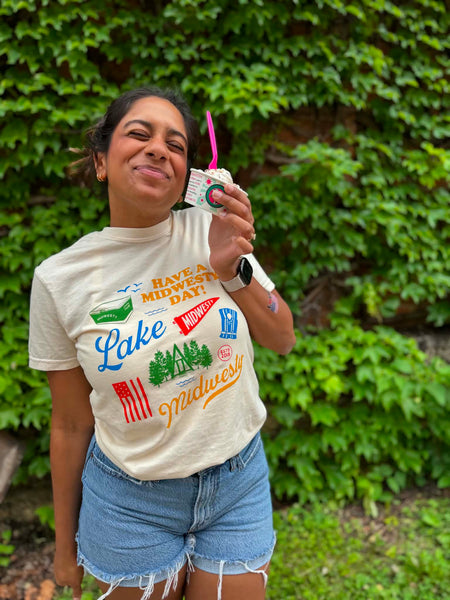 Midwesty® Icon Tee in Ivory