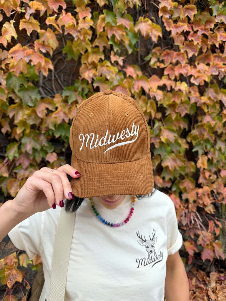 Midwesty® Cord Hat in Camel