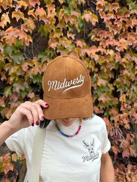 Midwesty® Cord Hat in Camel