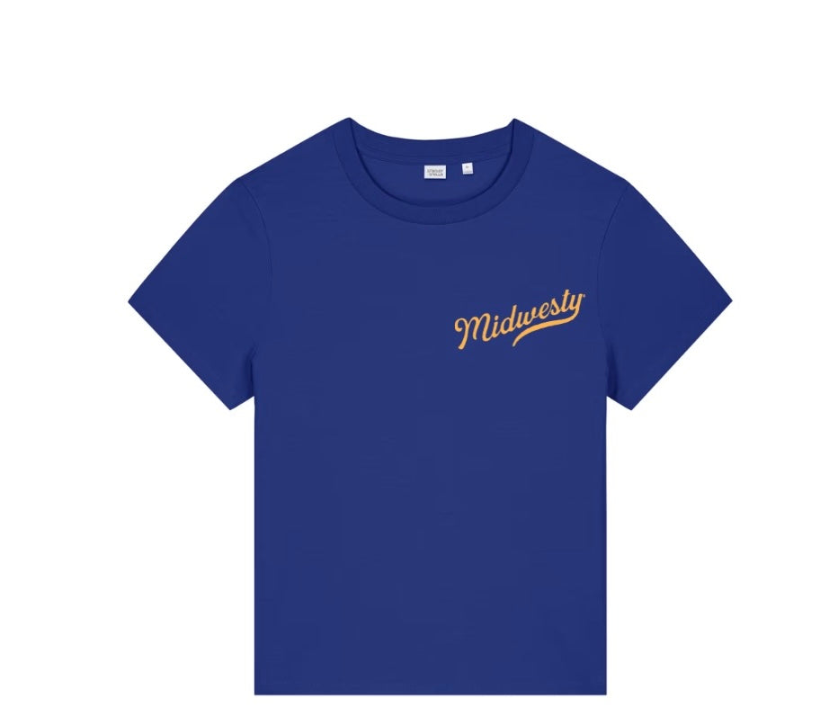 Midwesty Women's Tee in Royal Blue (pre-order)