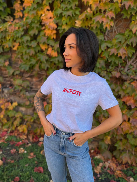 Midwesty® Women's Tee in Gray
