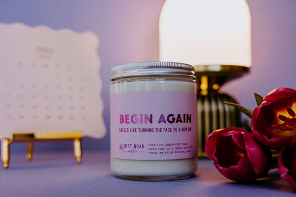 Begin Again Candle: 8 oz Candle