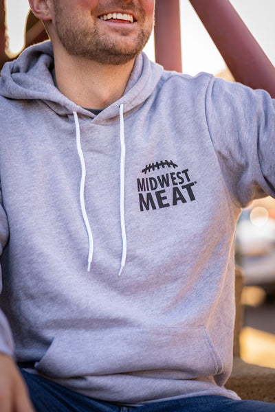 Midwest Meat Hoodie in Gray (FINAL SALE)
