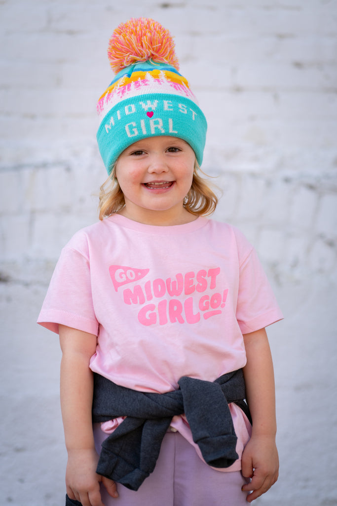 Go Midwest Girl Go Tee for Kids
