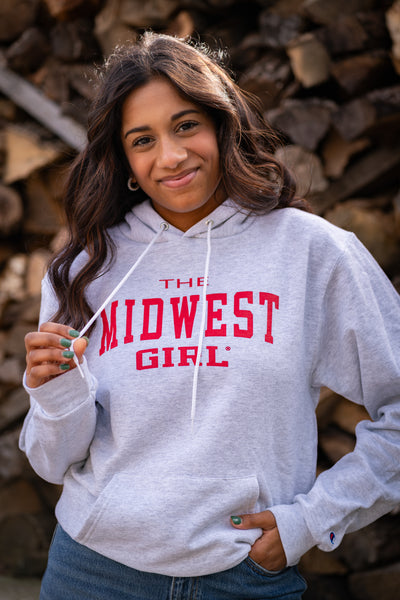 Midwest Girl Hoodie in Gray