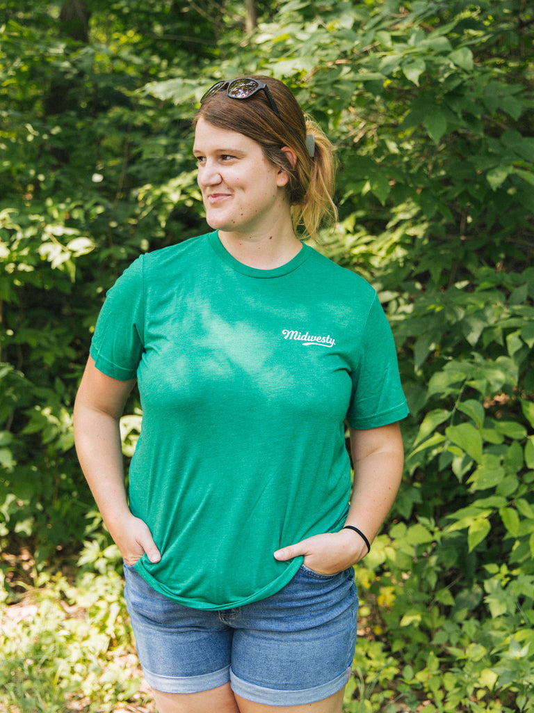Midwesty® Tee in Kelly Green