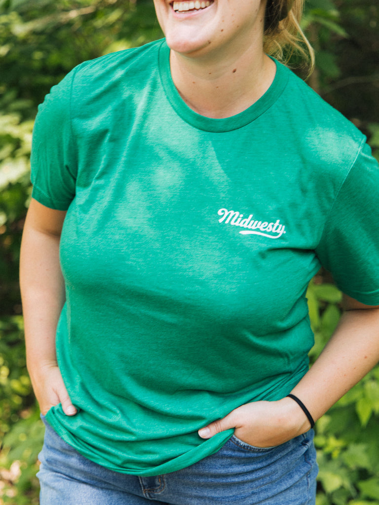 Midwesty® Tee in Kelly Green