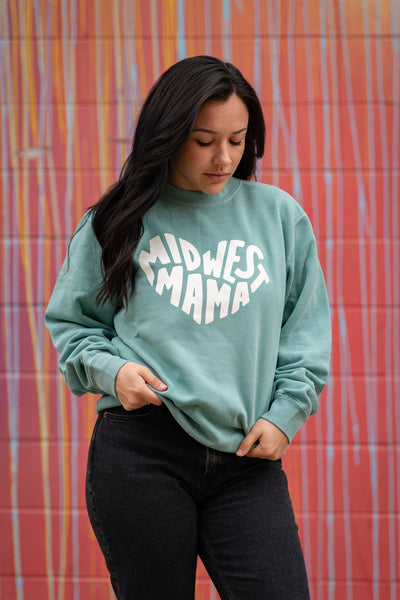 Midwest Mama Crew in Teal
